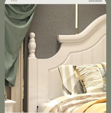 Mãn nhãn với giường tân cổ điển gỗ gõ đỏ sang trọng-GGC 012