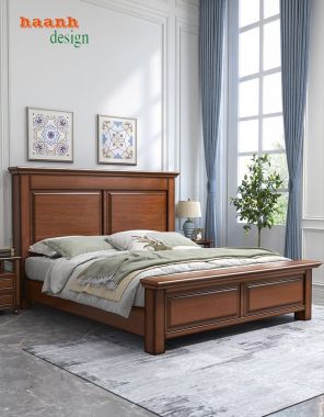 Thỏa mãn đam mê thiết kế với giường tân cổ điển sang trọng-GGC 005