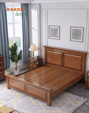 Thỏa mãn đam mê thiết kế với giường tân cổ điển sang trọng-GGC 005