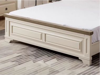 Khám phá mẫu giường ngủ tân cổ điển đẹp bằng gỗ sồi tự nhiên-GGC 015