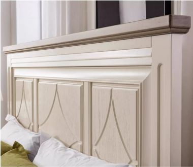 Khám phá mẫu giường ngủ tân cổ điển đẹp bằng gỗ sồi tự nhiên-GGC 015