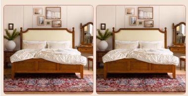 Đột Phá Không Gian Với Giường Ngủ Tân Cổ Điển Đẹp Mê Hồn-GGC 014