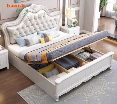 Giường Ngủ Tân Cổ Điển Chọn Lựa Đẹp Cho Không Gian Sống-GGC 011