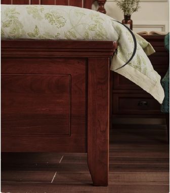 Giường gỗ tự nhiên tân cổ điển và xu hướng hiện đại năm 2024-GGC 013