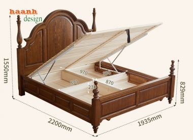 Gợi Ý Các Mẫu Phong Cách Giường Ngủ Tân Cổ Điển Đẹp Nhất-GGC 004