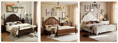 Gợi Ý Các Mẫu Phong Cách Giường Ngủ Tân Cổ Điển Đẹp Nhất-GGC 004