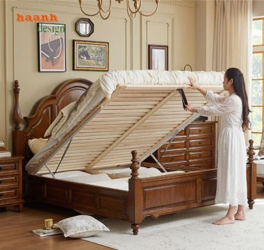 Gợi Ý Các Mẫu Phong Cách Giường Ngủ Tân Cổ Điển Đẹp Nhất-GGC 004