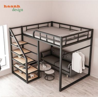Giường tầng sắt sơn tĩnh điện GTS001
