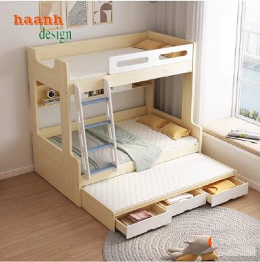 Giường tầng cho bé đa năng – Giải pháp tối ưu cho phòng nhỏ-GTC 006