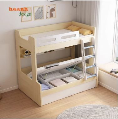 Giường tầng cho bé đa năng – Giải pháp tối ưu cho phòng nhỏ-GTC 006