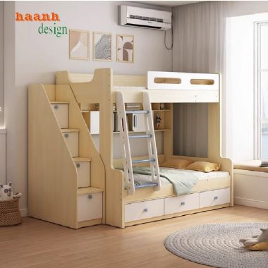 Giường tầng cho bé đa năng – Giải pháp tối ưu cho phòng nhỏ-GTC 006