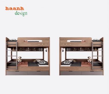 Top mẫu giường tầng trẻ em hiện đại đẹp, bền, tiện nghi-GTC 005