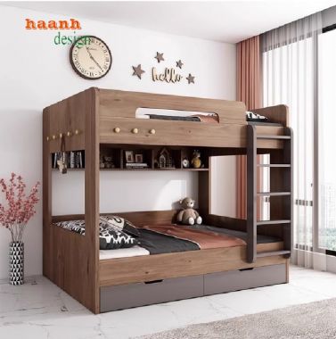 Top mẫu giường tầng trẻ em hiện đại đẹp, bền, tiện nghi-GTC 005