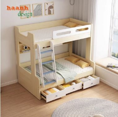 Giường tầng cho bé đa năng – Giải pháp tối ưu cho phòng nhỏ-GTC 006