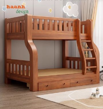 Giường tầng cho bé giá xưởng – Chất liệu chuẩn, thiết kế đẹp-GTE 013