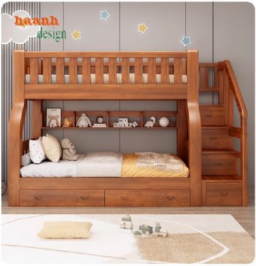 Giường tầng cho bé giá xưởng – Chất liệu chuẩn, thiết kế đẹp-GTE 013