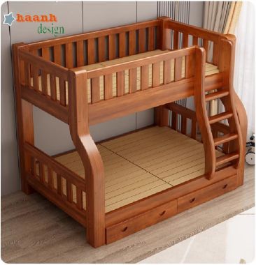 Giường tầng cho bé giá xưởng – Chất liệu chuẩn, thiết kế đẹp-GTE 013