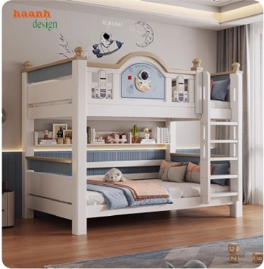 Top mẫu giường tầng cho bé trai, bé gái cao cấp nhất hiện nay-GTE 016