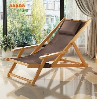 Ghế tắm nắng hồ bơi gỗ - Lựa chọn cho không gian thư giãn-GTT 008
