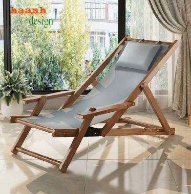Ghế tắm nắng hồ bơi gỗ - Lựa chọn cho không gian thư giãn-GTT 008