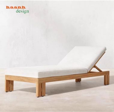 Khám phá giường tắm nắng bãi biển hiện đại từ gỗ Teak cao cấp-GTT 017
