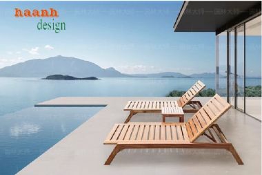 Thư giãn đỉnh cao với giường tắm nắng gỗ Teak nhập khẩu-GTT 014