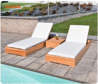 Thư giãn đỉnh cao với giường tắm nắng gỗ Teak nhập khẩu-GTT 014