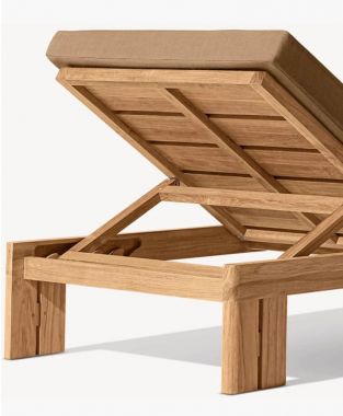 Khám phá giường tắm nắng bãi biển hiện đại từ gỗ Teak cao cấp-GTT 017