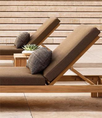 Khám phá giường tắm nắng bãi biển hiện đại từ gỗ Teak cao cấp-GTT 017