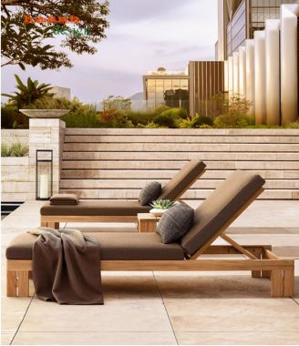Khám phá giường tắm nắng bãi biển hiện đại từ gỗ Teak cao cấp-GTT 017