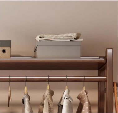 Giá kệ gỗ treo quần áo thiết kế chữ A độc đáo, dễ tháo lắp-KGT 001