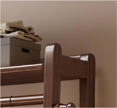 Giá kệ gỗ treo quần áo thiết kế chữ A độc đáo, dễ tháo lắp-KGT 001