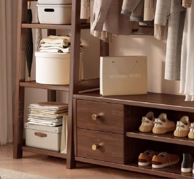 Giá kệ gỗ treo quần áo thiết kế chữ A độc đáo, dễ tháo lắp-KGT 001