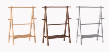 Kệ treo quần áo chữ A bằng gỗ tự nhiên – Đẹp, bền, tiện dụng-KGT 003