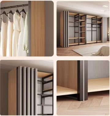 Kệ khung sắt treo quần áo hiện đại đẹp cho mọi không gian-KST 011