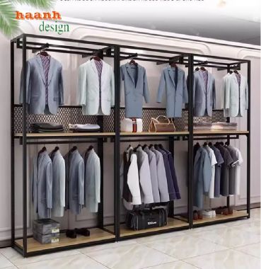 Mẫu Kệ Treo Quần Áo Bằng Sắt Đẹp, Đa Năng, Giá Tốt-KST 007