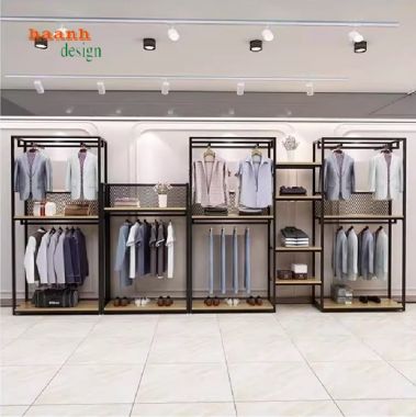 Mẫu Kệ Treo Quần Áo Bằng Sắt Đẹp, Đa Năng, Giá Tốt-KST 007