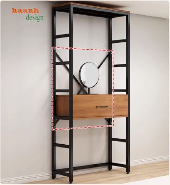 Kệ treo quần áo khung sắt hiện đại – Bền đẹp, tiện ích-KST 008