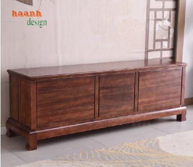 Vì Sao Kệ Tivi Gỗ Tự Nhiên Giả Cổ Luôn Là Sự Lựa Chọn Hàng Đầu-KTV 007