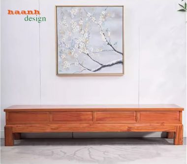 Kệ tivi gỗ giả cổ cao cấp phong cách trung hoa chạm khắc-KTV 015