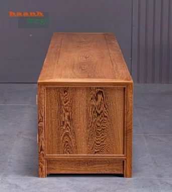 Khám phá kệ tivi gỗ hương đá hiện đại với thiết kế tinh tế-KTV 010