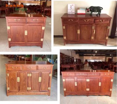 Kệ tivi gỗ hương tự nhiên giả cổ phong cách Trung Quốc-KTV 014