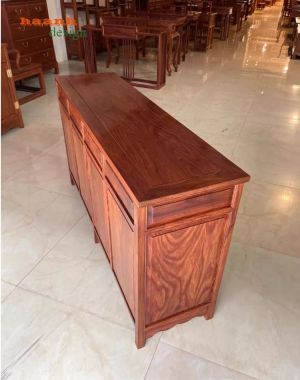 Kệ tivi gỗ hương tự nhiên giả cổ phong cách Trung Quốc-KTV 014