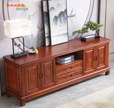 Kệ Tivi Giả Cổ Nhiều Ngăn Cho Phòng Khách - KTV 017