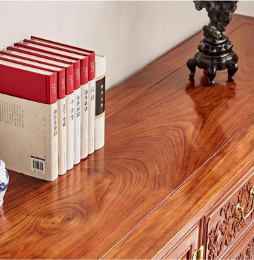 Top mẫu kệ tivi gỗ đẹp bằng gỗ gõ đỏ cao cấp-KTV 013