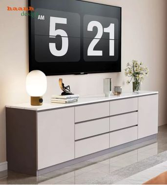 Kệ Tivi Gỗ Công Nghiệp Dáng Dài Nhiều Ngăn Kéo - KCH 012