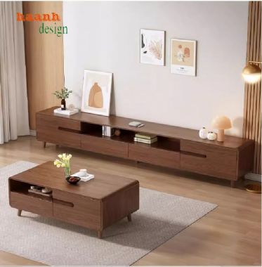 Kệ tivi phòng khách hiện đại gỗ Melamine chống ẩm cao cấp-KCH 004