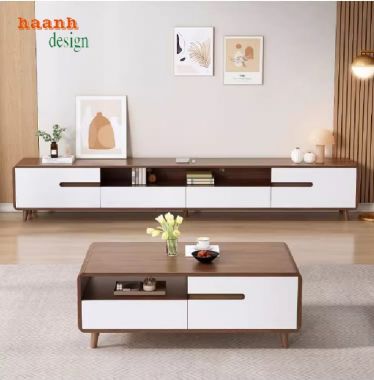 Kệ tivi phòng khách hiện đại gỗ Melamine chống ẩm cao cấp-KCH 004