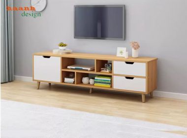 Mẫu kệ tivi gỗ công nghiệp đẹp sang trọng cho gia đình-KCH 008