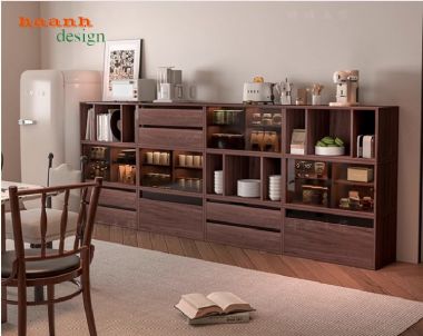 Mẫu kệ tivi gỗ công nghiệp đẹp cho phòng khách hiện đại-KCH 007